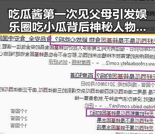 吃瓜酱第一次见父母引发娱乐圈吃小瓜背后神秘人物的关注变化