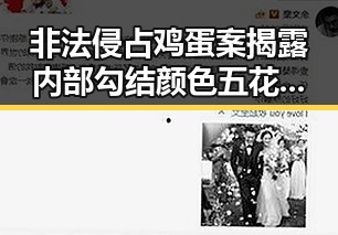 非法侵占鸡蛋案揭露内部勾结颜色五花八门引发的反差吃瓜